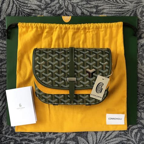 goyard khaki green|Belvedere PM Bag .